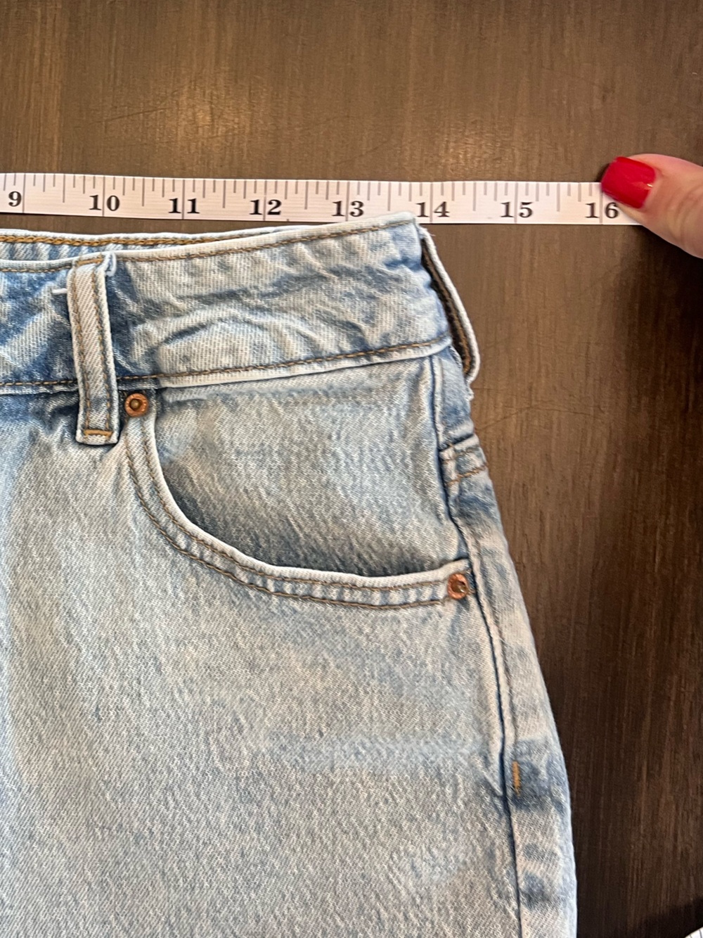 PacSun Light Wash Denim Mini Skirt - Picture 5 of 5